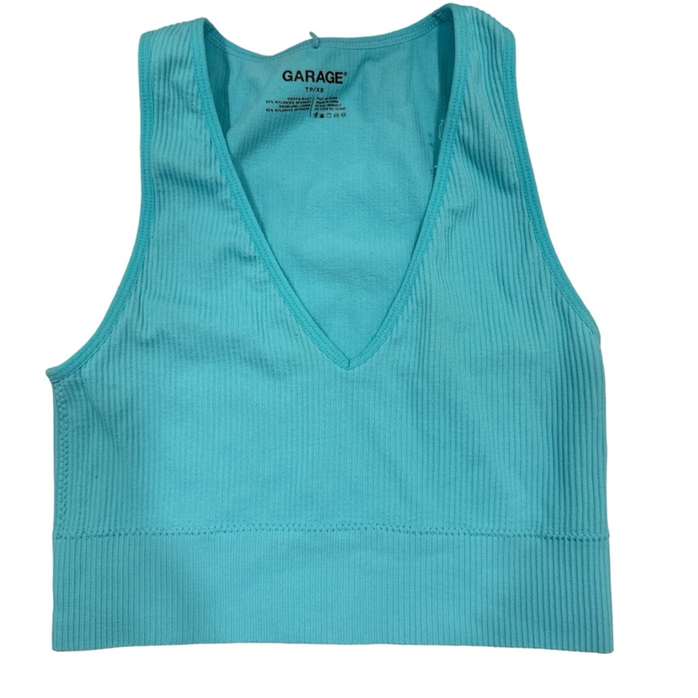 Garage Teal Seamless Tank